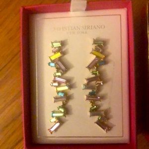 Christian Siriano New York Colorful, Sparkly, Earrings BNIB (COS1)